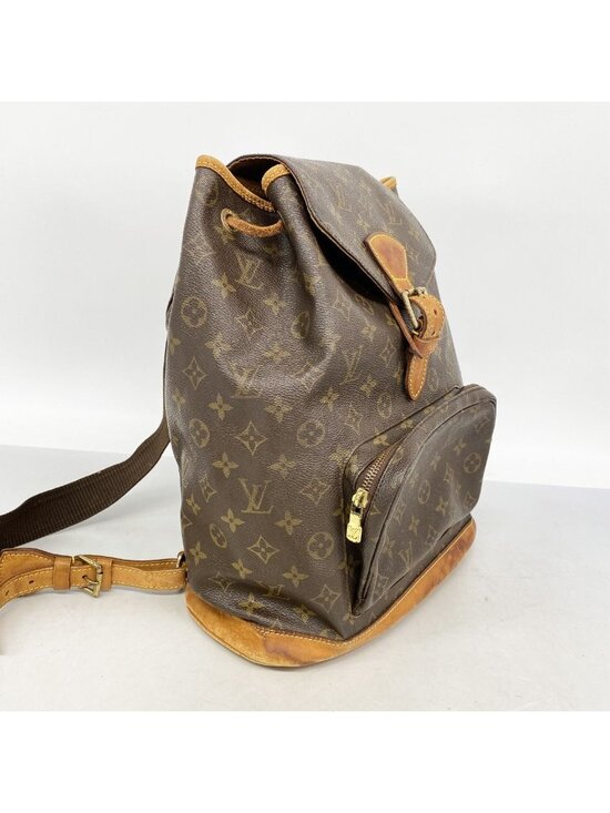 Louis Vuitton Backpack Monogram Montsouris GM Brown main image 4